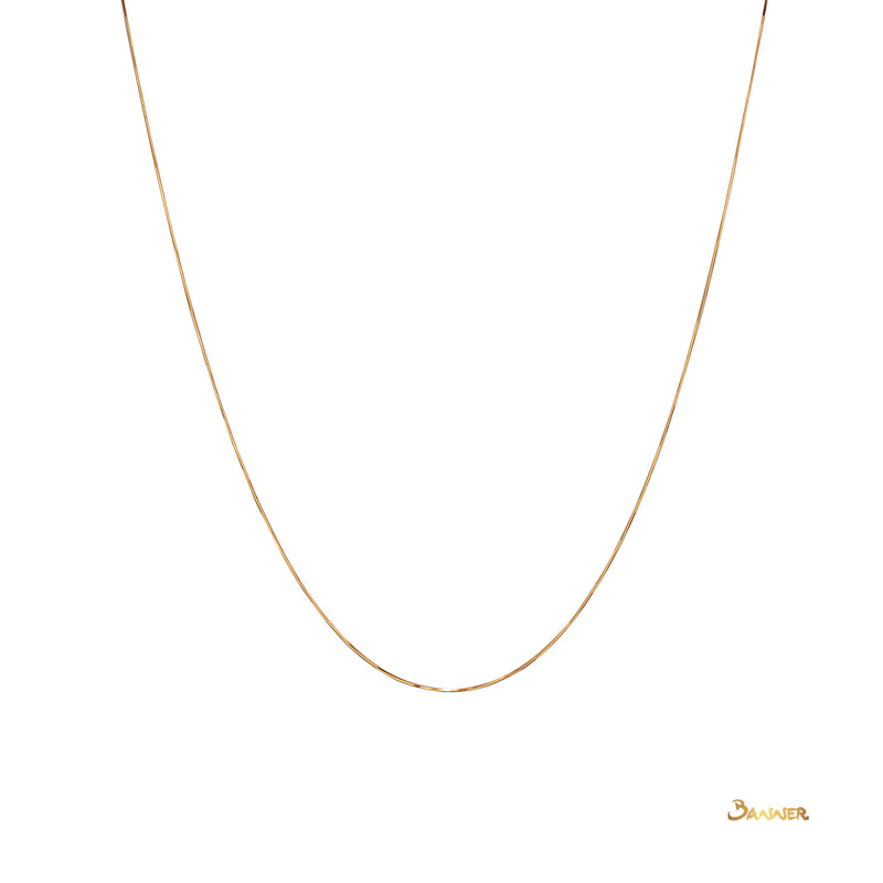 18k Yellow Gold Necklace ( 16" - 18" )
