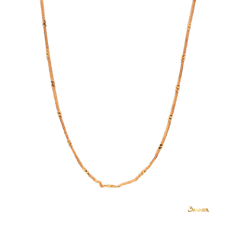 18k Yellow Gold Necklace (16")