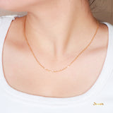 18k Yellow Gold Necklace (16"-16.5")