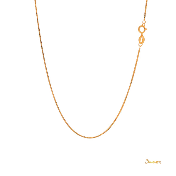 18k Yellow Gold Necklace ( 16" )