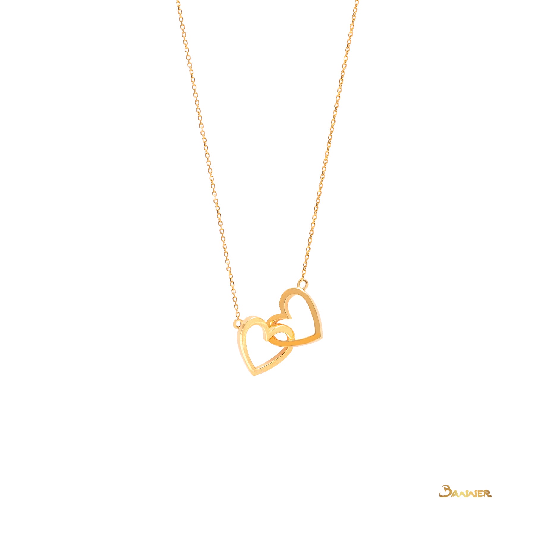 18k Yellow Gold Love Necklace