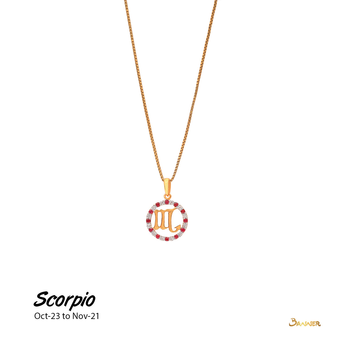 Zodiacs Circle Pendant (Customizable)