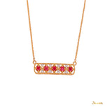 Ruby and Diamond Vintage Necklace
