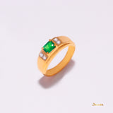 Emerald and Diamond  Ring