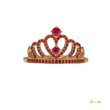 Ruby Crown Ring