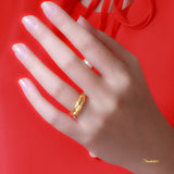 Diamond Engagement Ring (0.015 ct . t .w . )