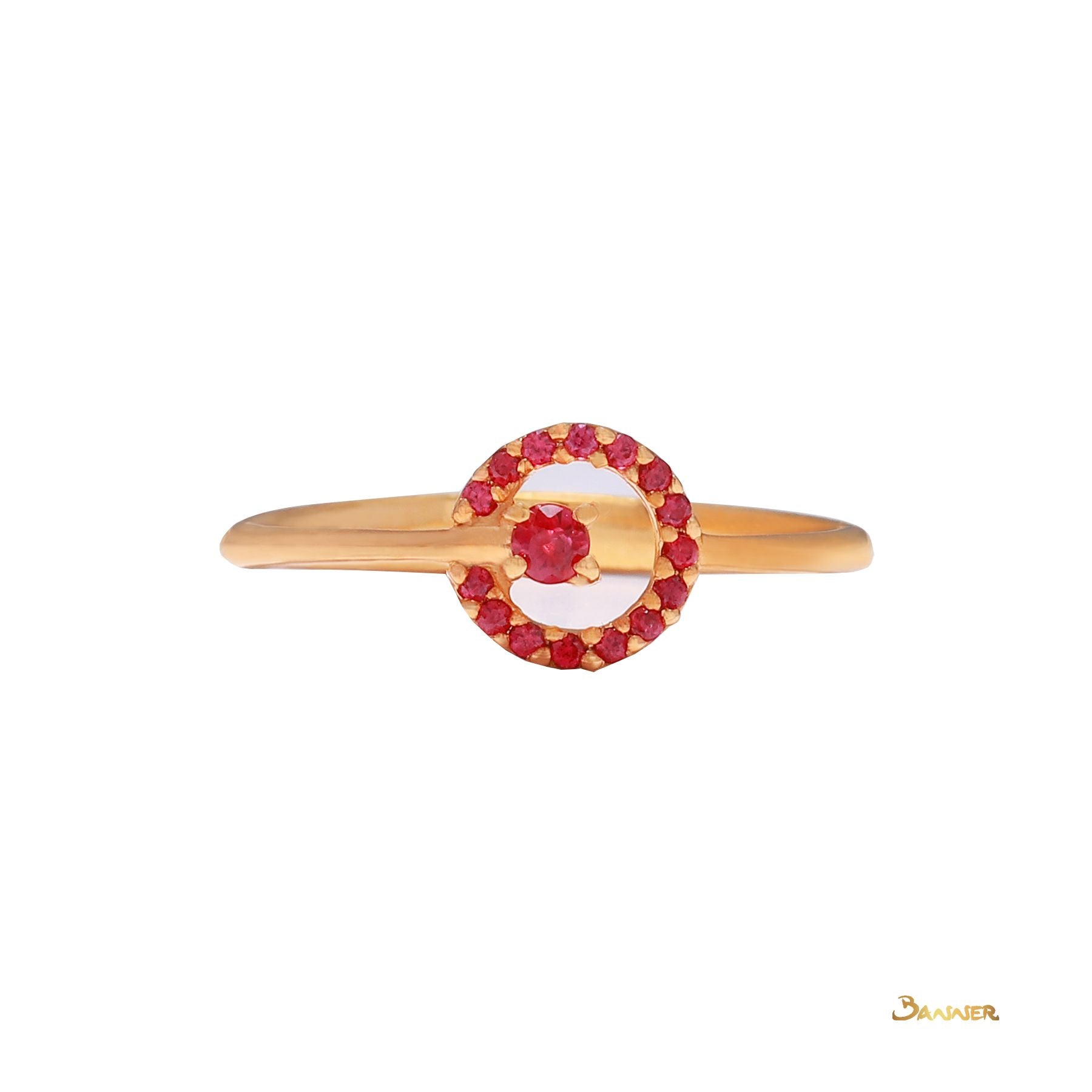 Ruby Circle Ring