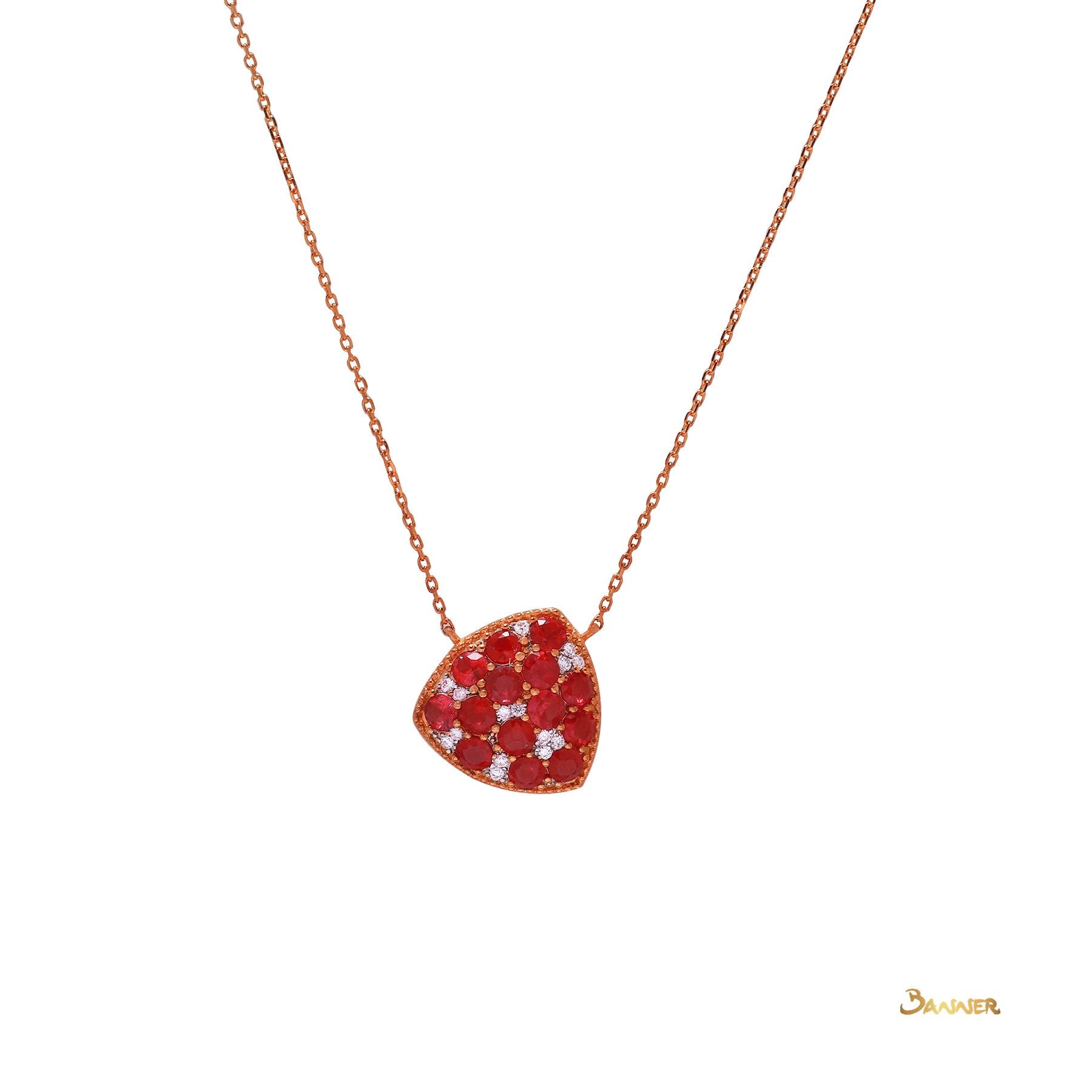 Ruby and Diamond Necklace