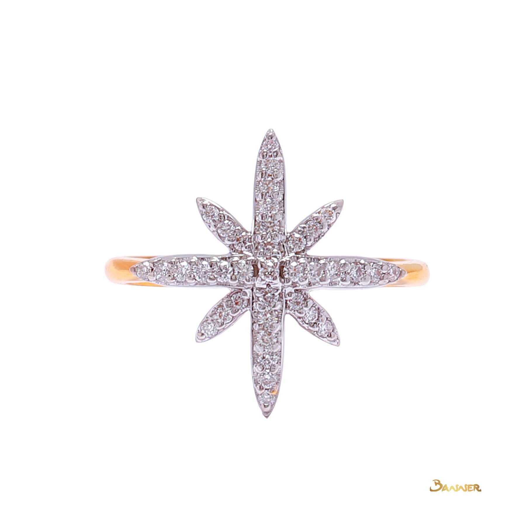 Diamond Snowflake Ring