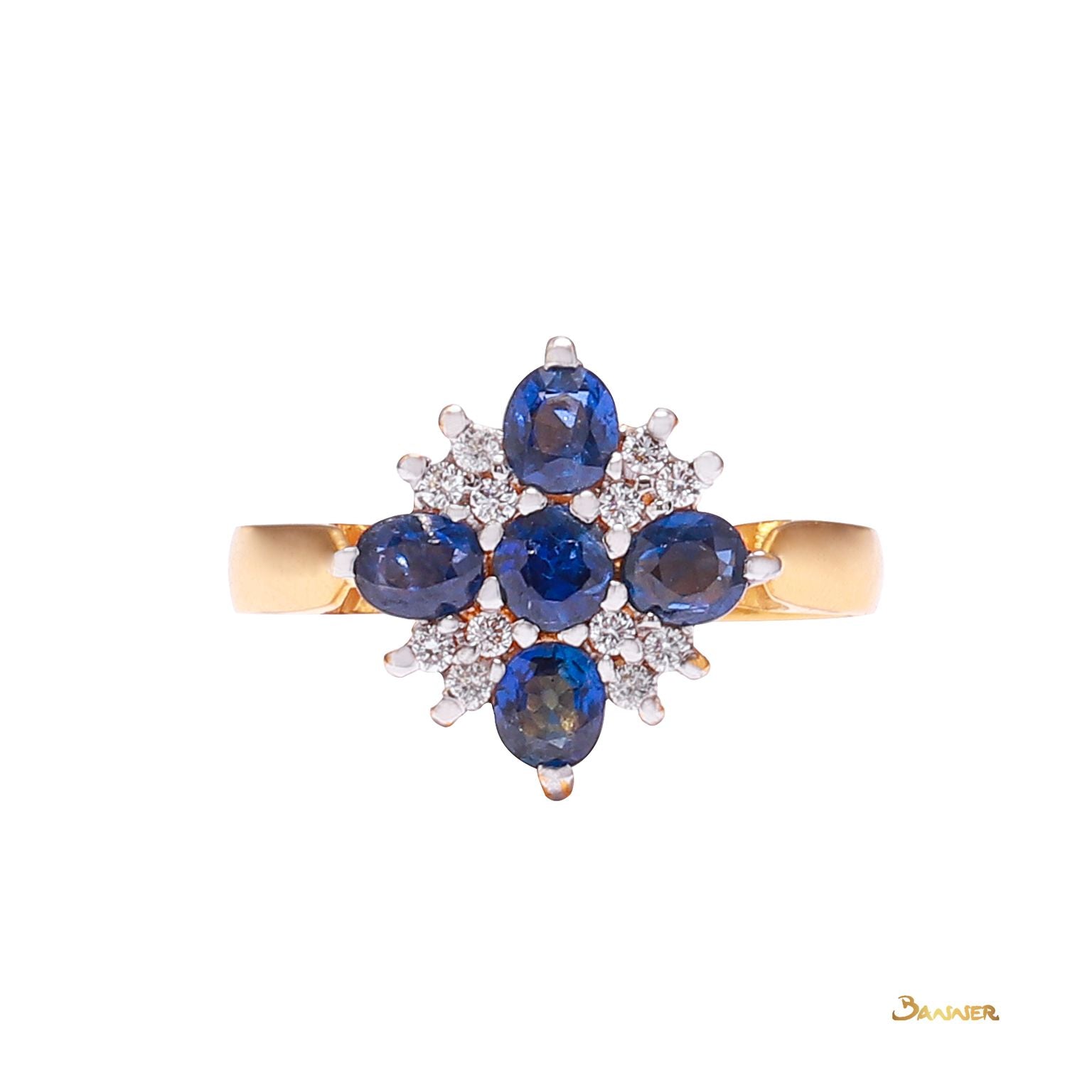 Sapphire and Diamond Ring